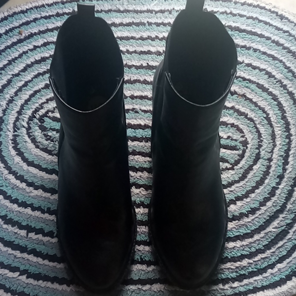 Chunky Heeled Ankle Boots